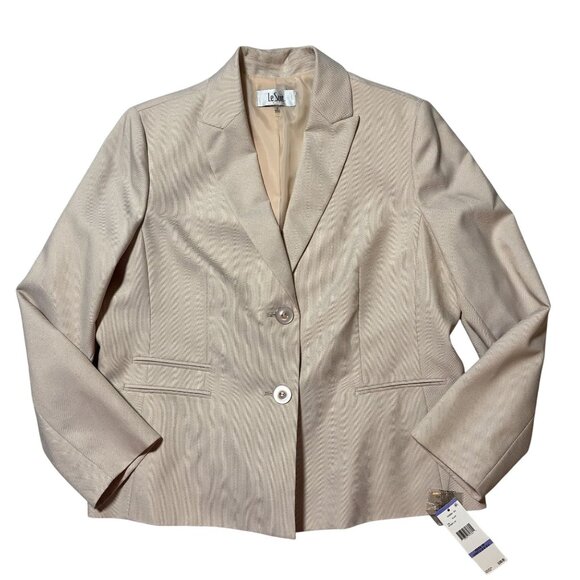 Le Suit Women’s 2-Piece Suit Set Sz 18 | Blazer & Pants Pastel Blush | MSRP $200 - Picture 5 of 15